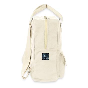 Surreal Dodo in Mystical Fog - Retro Backpack - natural - Right