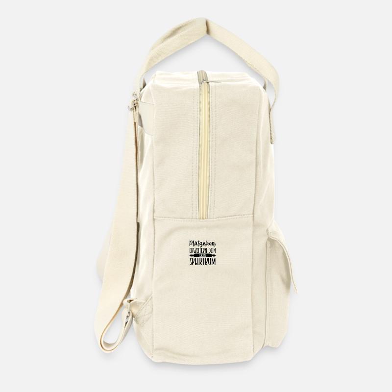 Plätzchen erweitern dein Spektrum 🍪🌈 - Retro Rucksack - Naturweiß