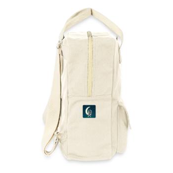 Astronaut auf Luna-Schaukel - Retro Rucksack - Naturweiß - Rechts