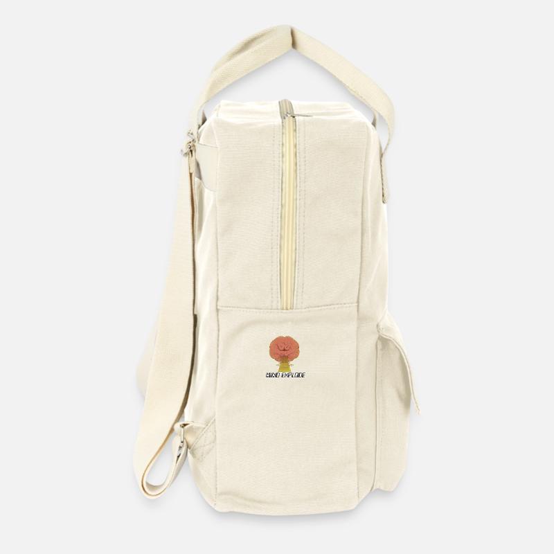 mind explode - Retro Backpack - natural