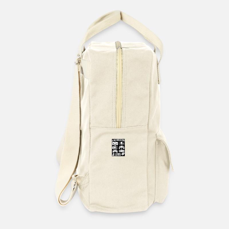 Ich altere nicht, ich steige auf - Retro Rucksack - Naturweiß