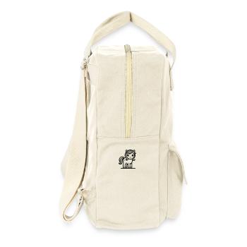 Cute Pony Horse Horse - Retro Backpack - natural - Right