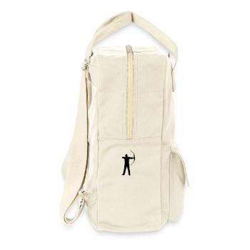 bogenschuetze - Retro Rucksack - Naturweiß - Rechts