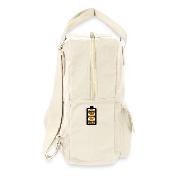 Burger Batterie - Retro Rucksack - Naturweiß - Rechts