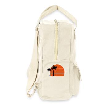 insel - Retro Rucksack - Naturweiß - Rechts