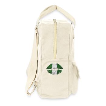Kuss Nigeria - Retro Rucksack - Naturweiß - Rechts