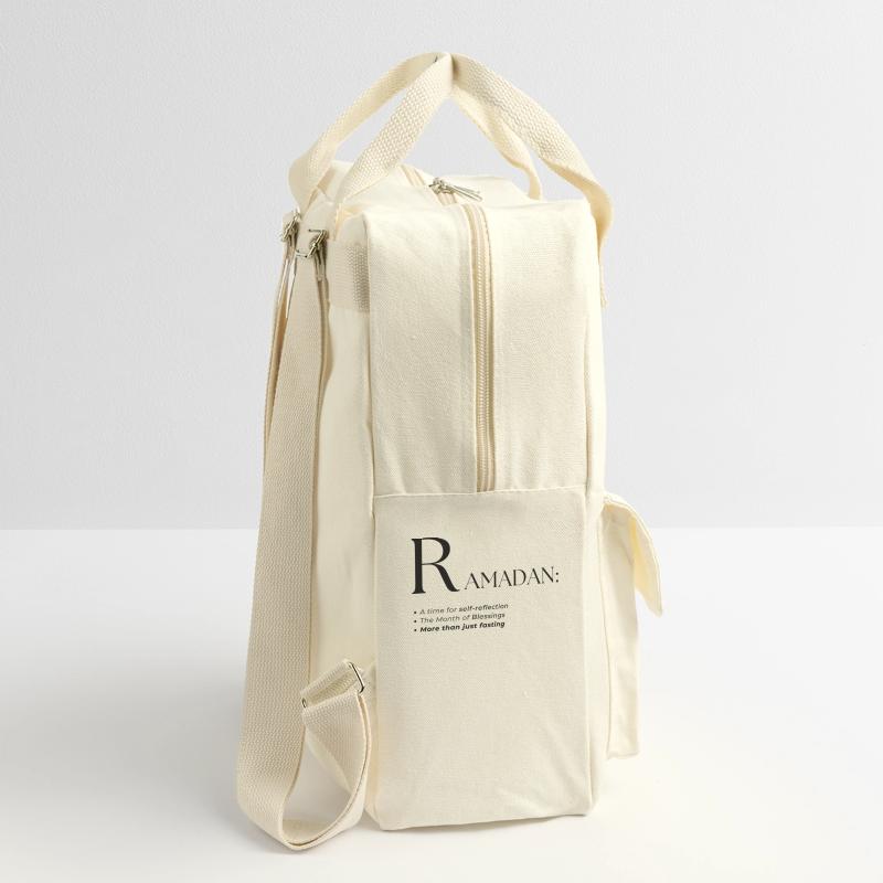 Ramadan dictionary text style design Retro Backpack