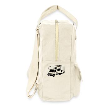 camping car - Sac à dos rétro - blanc naturel - Droite