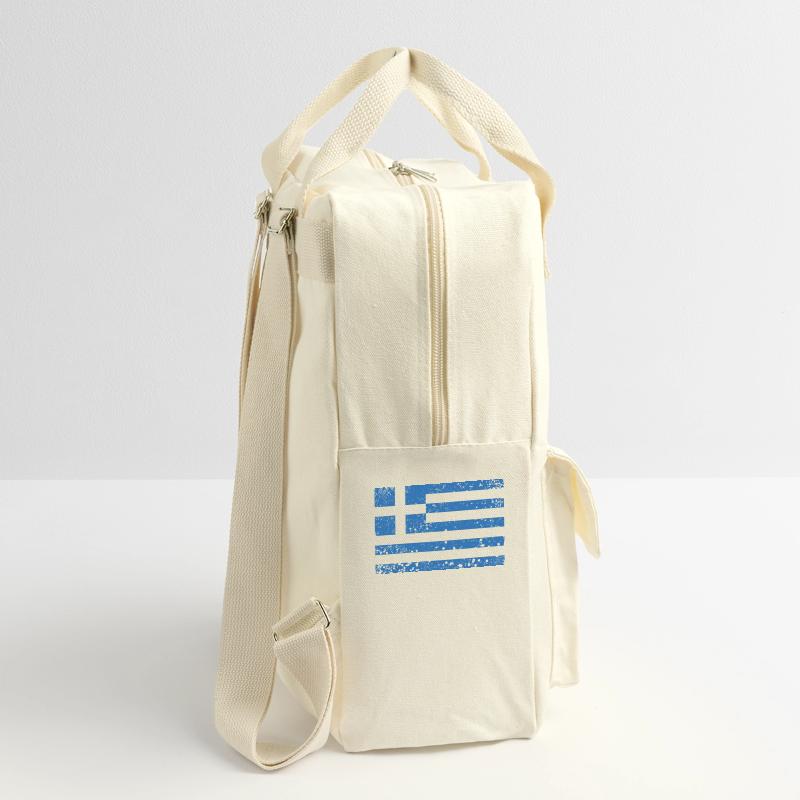Drapeau grec / Drapeau grec Sac à dos rétro