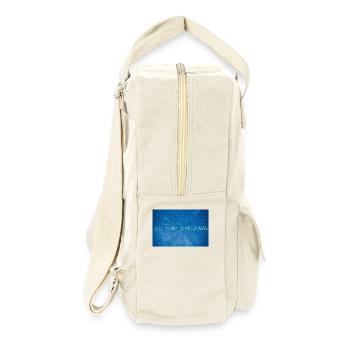 Strahle von innen. - Retro Rucksack - Naturweiß - Rechts