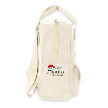 Cher Père Noël, je peux vous expliquer - Sac à dos rétro - blanc naturel - Droite