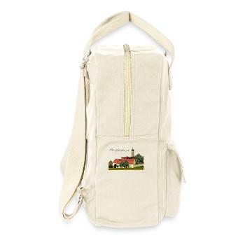 Mönchsdeggingen // Illustration - Retro Rucksack - Naturweiß - Rechts
