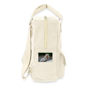 Banded Mongoose Zebra Mongoose Zebramanguste - Retro Backpack - natural - Right