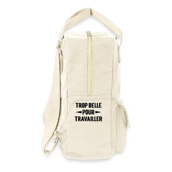 Trop belle pour travailler - Sac à dos rétro - blanc naturel - Droite
