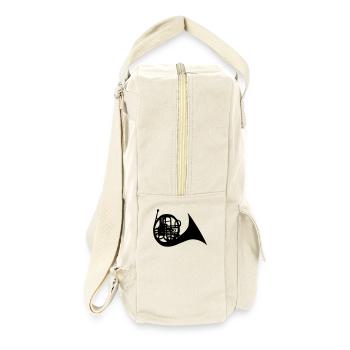 French horn classical music - Retro Backpack - natural - Right