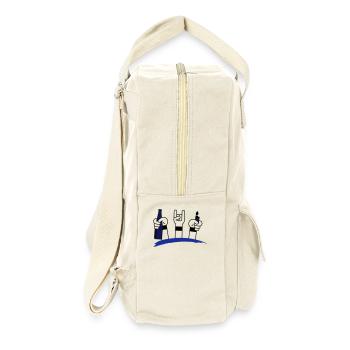 Festival - Retro Rucksack - Naturweiß - Rechts