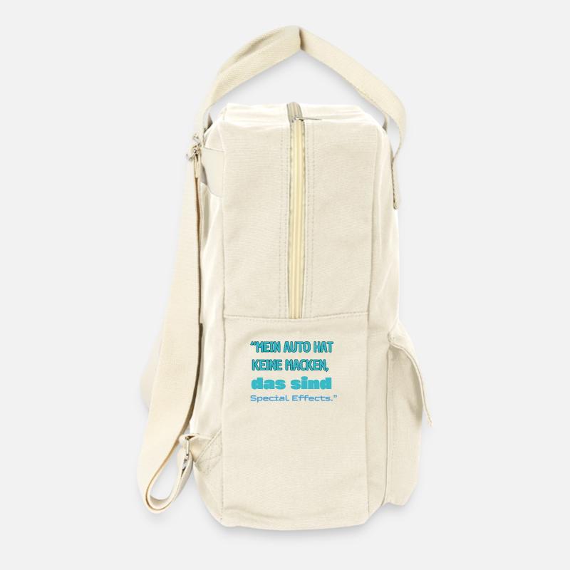 « Effets spéciaux » - Sac à dos rétro - blanc naturel