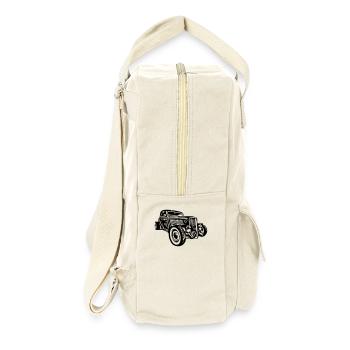 Hot Rod - Retro Rucksack - Naturweiß - Rechts