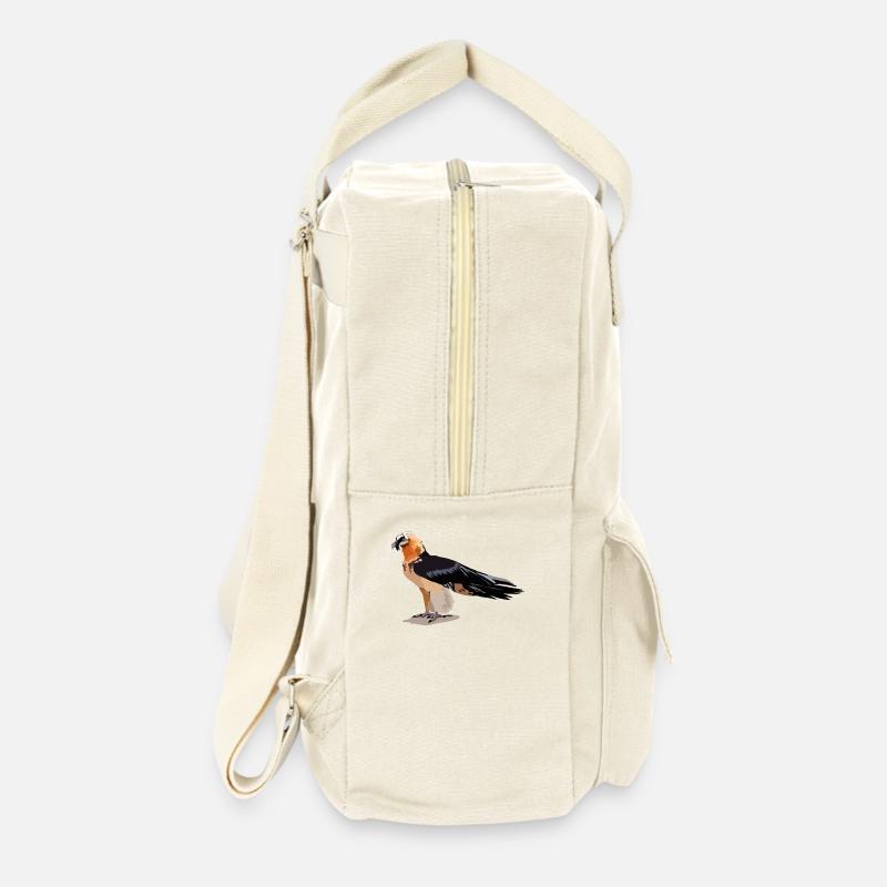 Bartgeier - Retro Rucksack - Naturweiß