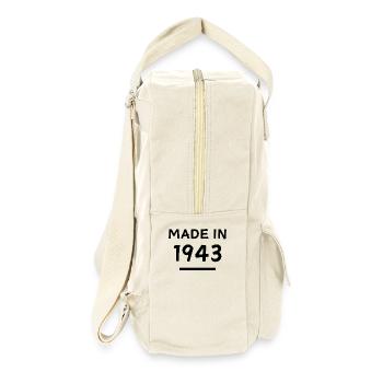 Fabriqué en 1943 - Année de naissance / Anniversaire - Sac à dos rétro - blanc naturel - Droite