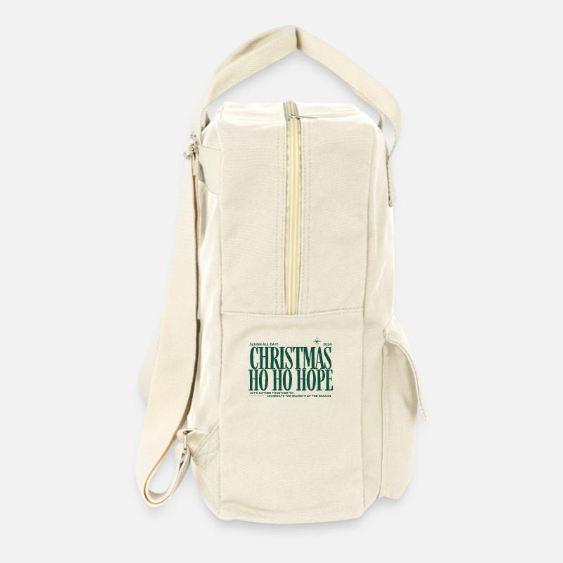 Christmas Sweater - Weihnachtspullover - Retro Rucksack - Naturweiß