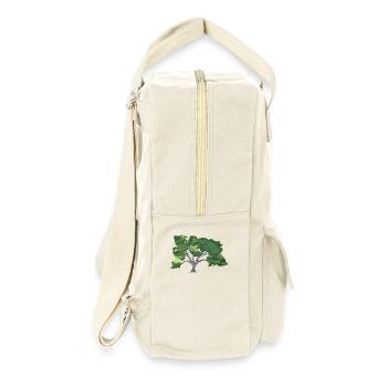Eiche - Retro Rucksack - Naturweiß - Rechts