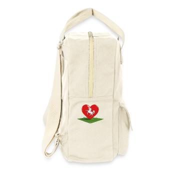 Twente liebt Fußball - Retro Rucksack - Naturweiß - Rechts