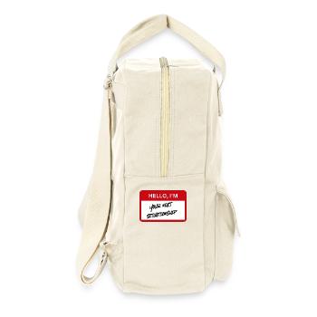 Dating 2024 be like - Retro Rucksack - Naturweiß - Rechts