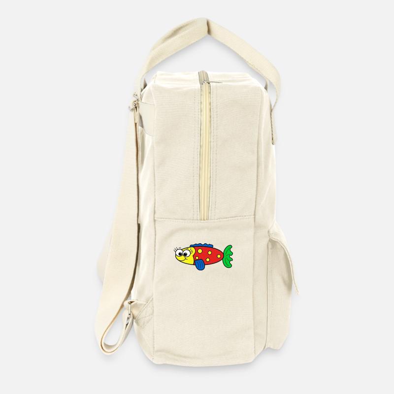 Fish - Retro Backpack - natural