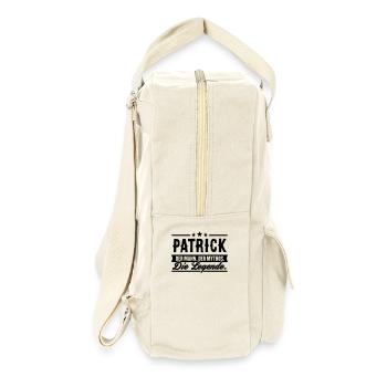 Mann Mythos Legende Patrick - Retro Rucksack - Naturweiß - Rechts