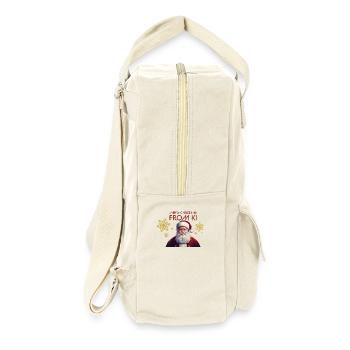 Frohe Weihnachten - Retro Rucksack - Naturweiß - Rechts