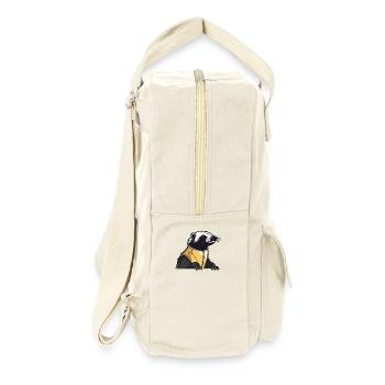 Cute and cool badger - Retro Backpack - natural - Right