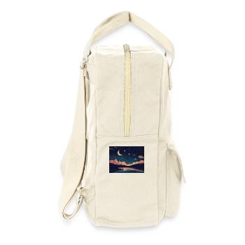 The lake - Retro Backpack - natural - Right