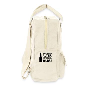 bier_ausgeben - Retro Backpack - natural - Right