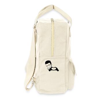 Stefan Herz - Retro Rucksack - Naturweiß - Rechts