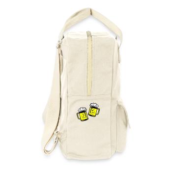Beer Beer Mug Cheers - Retro Backpack - natural - Right