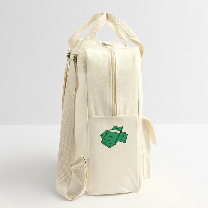 billets de banque Sac à dos rétro