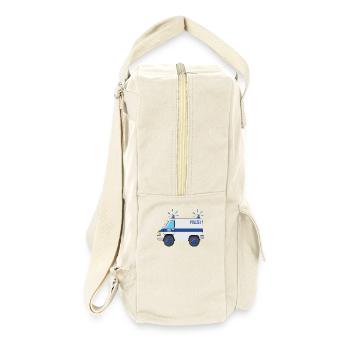 Police Car 110 - Retro Backpack - natural - Right