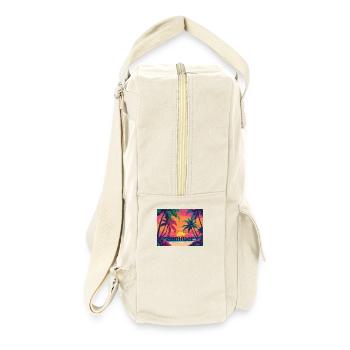 Summer - Retro Rucksack - Naturweiß - Rechts