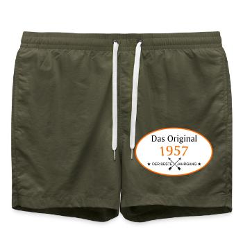 1957 - der beste Jahrgang - Badeshorts - Olive - Vorne