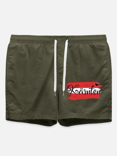 Flag Austria Carinthia - Swim Trunks - olive
