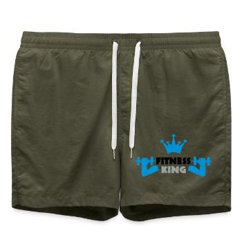 sportif - Short de bain - vert olive - Devant