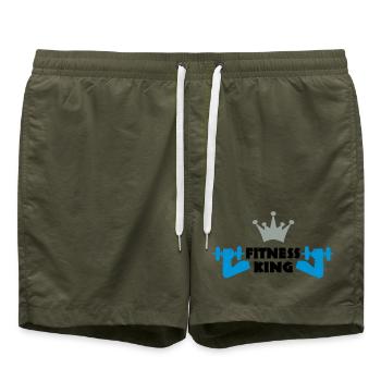 sportif - Short de bain - vert olive - Devant
