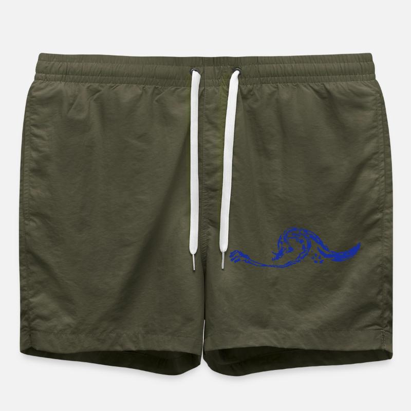 welle - Swim Trunks - olive