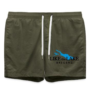 Like the Lake - Bregenz am Bodensee - Badeshorts - Olive - Vorne