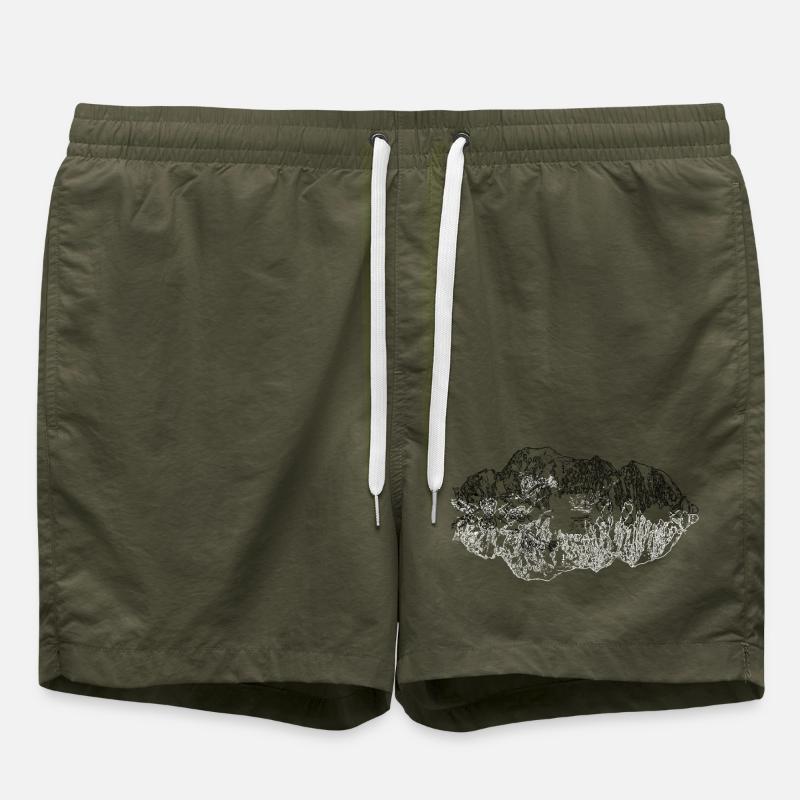 Mont Blanc - Short de bain - vert olive