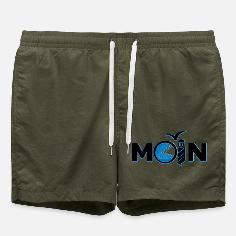 Moin North German - Swim Trunks - olive