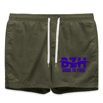 Bretagne, Bretagne humour, Breitz - Short de bain - vert olive - Devant
