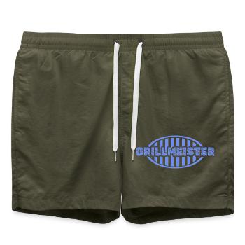 Grillmeister - Short de bain - vert olive - Devant