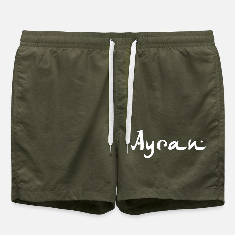 Ayran - Short de bain - vert olive